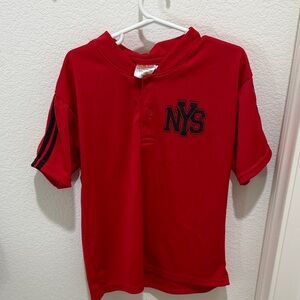 Red Kids Jersey Shirt